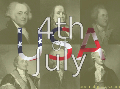 4th of July with founding fathers