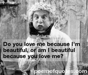 A quote with a Harpo Marx picture.