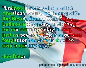 A quote about Latino heroes in the United States